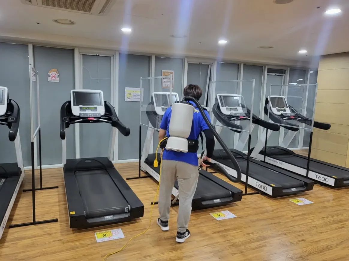 종로구 가회동 헬스장 탕비실 직원 휴게공간 위생청소 사례 - 행진크린